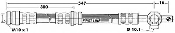 Тормозной шланг FBH6367