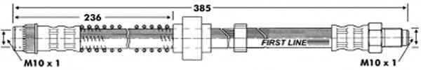 Тормозной шланг FBH6643