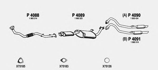 Exhaust System FO520