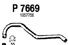 Tubo gas scarico P7669
