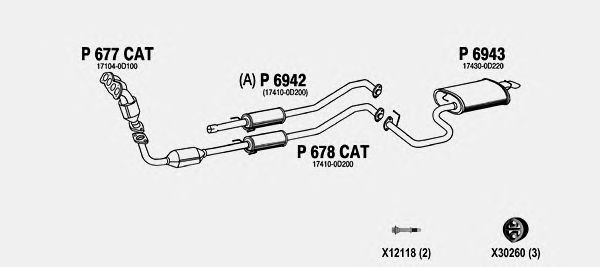 Exhaust System TO701