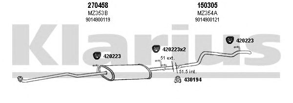 Exhaust System 600298E