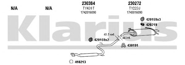 Exhaust System 900168E