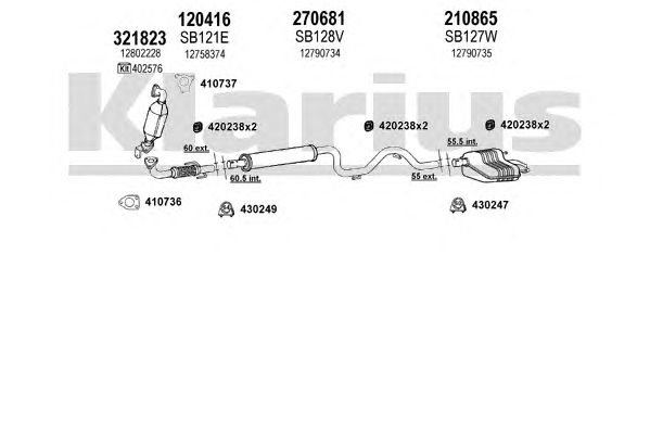Exhaust System 750213E