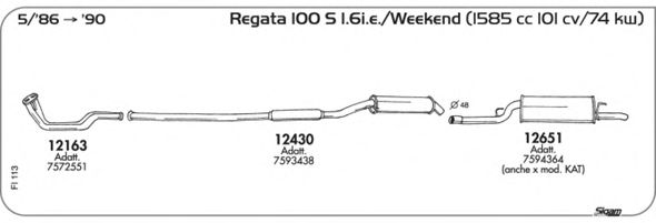 Exhaust System FI113