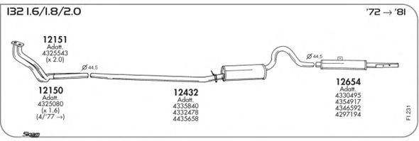 Exhaust System FI231