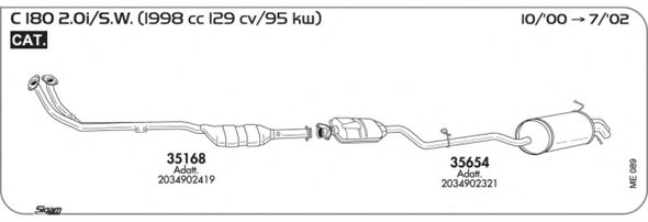 Exhaust System ME089
