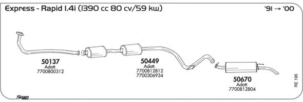 Exhaust System RE195