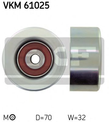 Deflection/Guide Pulley, v-ribbed belt VKM 61025