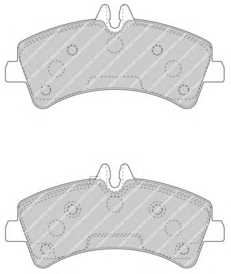 Brake Pad Set, disc brake FVR4429