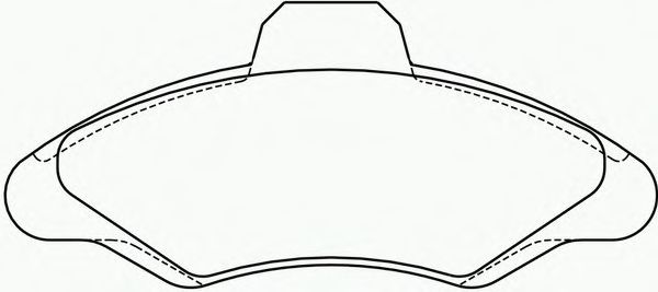 Комплект тормозных колодок, дисковый тормоз P 24 029