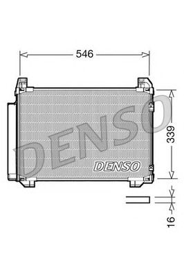 Condenser, air conditioning DCN50025