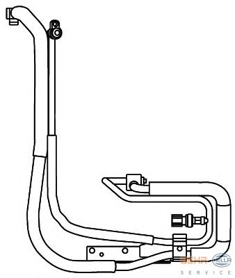 High-/Low Pressure Line, air conditioning 9GS 351 337-611