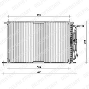 Condenser, air conditioning TSP0225026