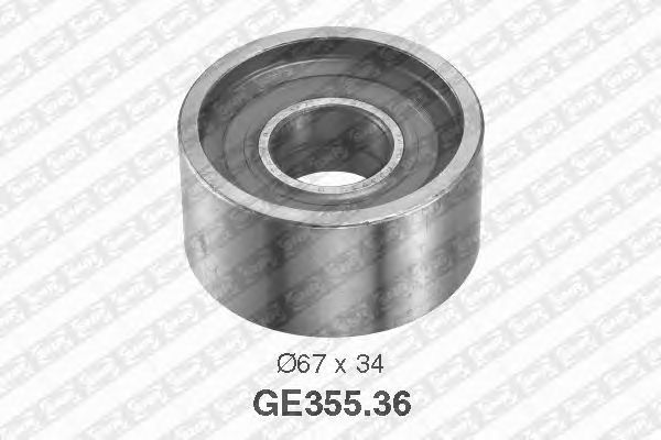 Deflection/Guide Pulley, timing belt GE355.36