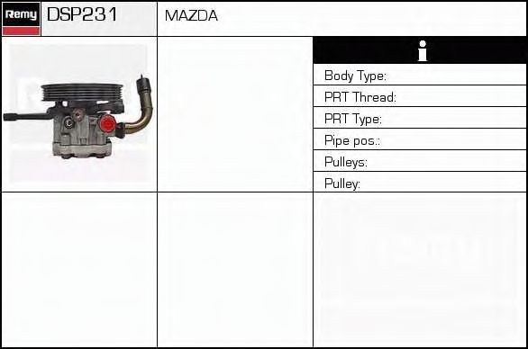 Hydraulic Pump, steering system DSP231