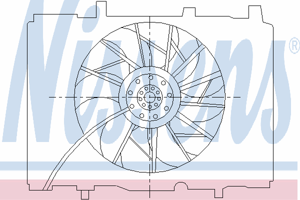 Fan, radiator 85489