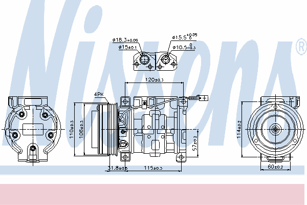 Compressor, airconditioning 89099
