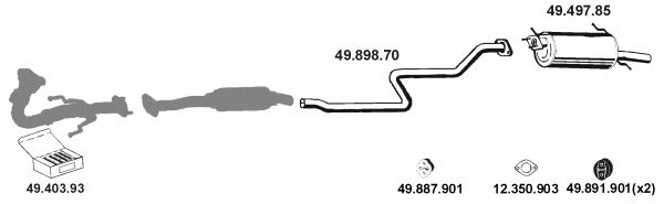 Exhaust System 492062