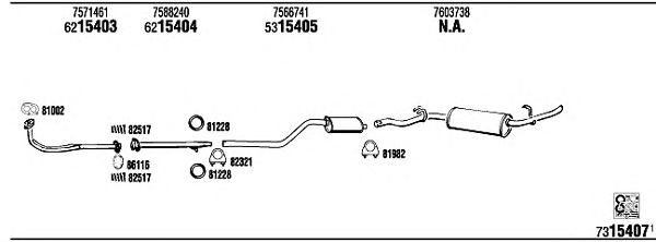 Exhaust System FI63002