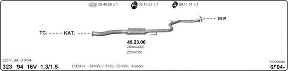 Exhaust System 552000048