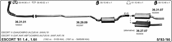 Exhaust System 525000031
