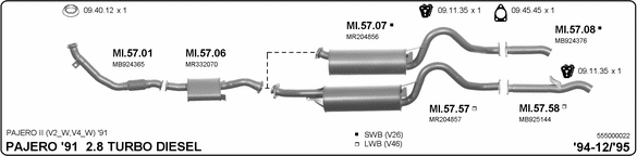 Exhaust System 555000022