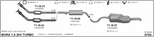 Exhaust System 587000015