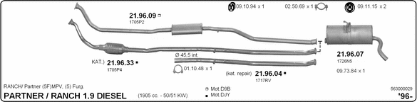 Exhaust System 563000029