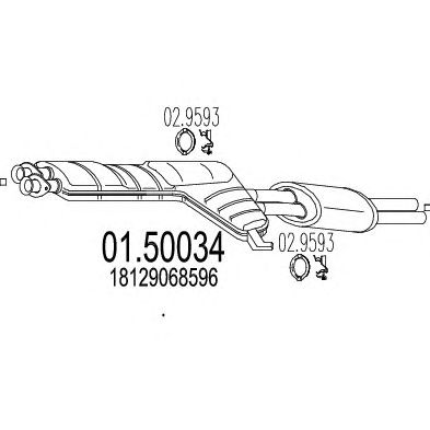 Middle Silencer 01.50034