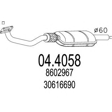 Catalytic Converter 04.4058