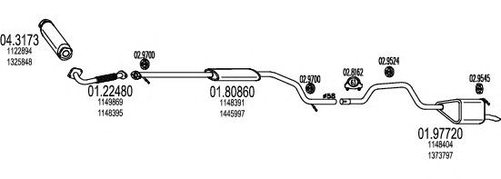 Exhaust System C110345003312