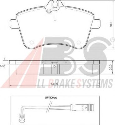 Brake Pad Set, disc brake 37457