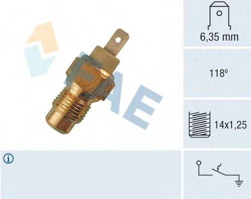 Temperature Switch, coolant warning lamp 35260