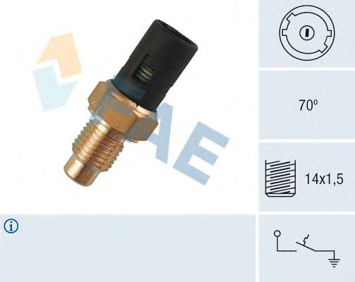 Temperature Switch, coolant warning lamp 35390