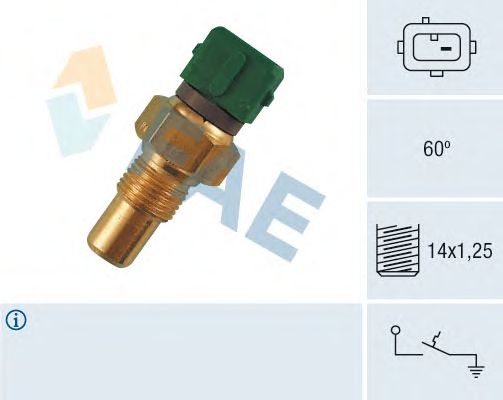 Temperature Switch, coolant warning lamp 35610