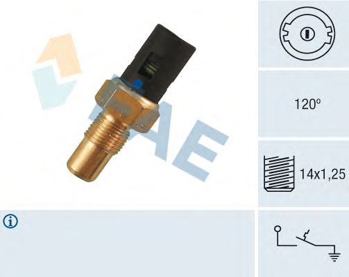 Temperature Switch, coolant warning lamp 35750