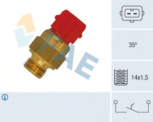 Temperature Switch, coolant warning lamp 35871