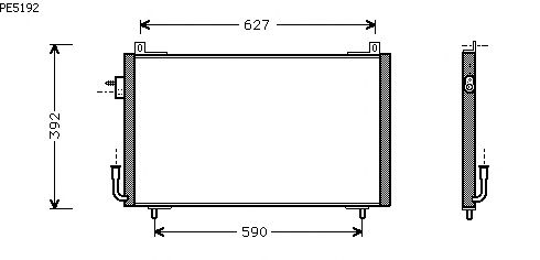 Condensator, airconditioning PE5192