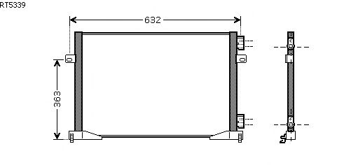 Condensator, airconditioning RT5339