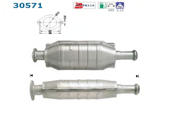 Catalytic Converter 30571