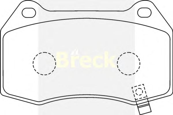Brake Pad Set, disc brake 23142 00 C