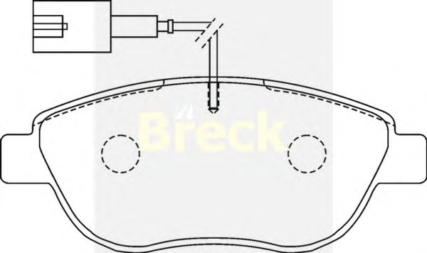 Brake Pad Set, disc brake 23708 00 701 10