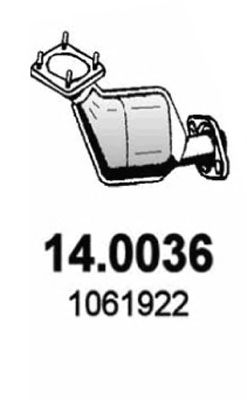 Catalytic Converter 14.0036