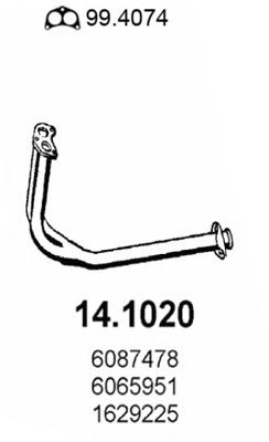 Exhaust Pipe 14.1020