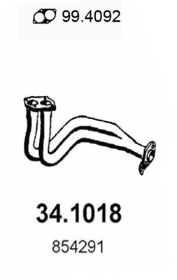 Exhaust Pipe 34.1018
