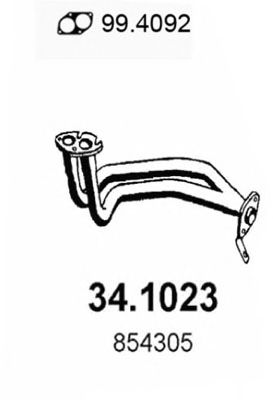 Exhaust Pipe 34.1023