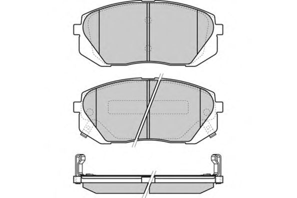 Brake Pad Set, disc brake 12-1358