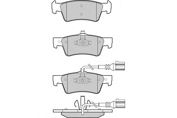 Brake Pad Set, disc brake 12-1372
