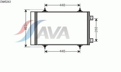 Condensator, airconditioning CNA5263
